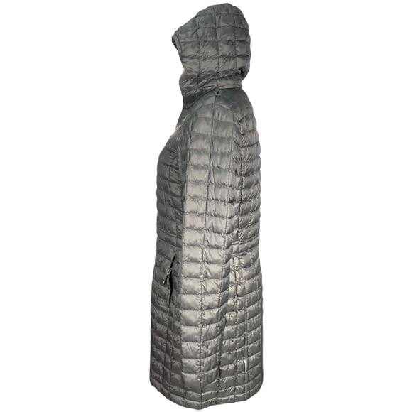 The North Face Women ThermoBall™ Eco Hooded Long Jacket Size Small Black Quilted - Picture 3 of 13